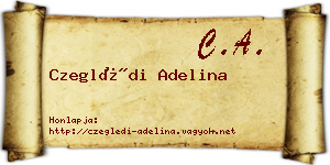 Czeglédi Adelina névjegykártya